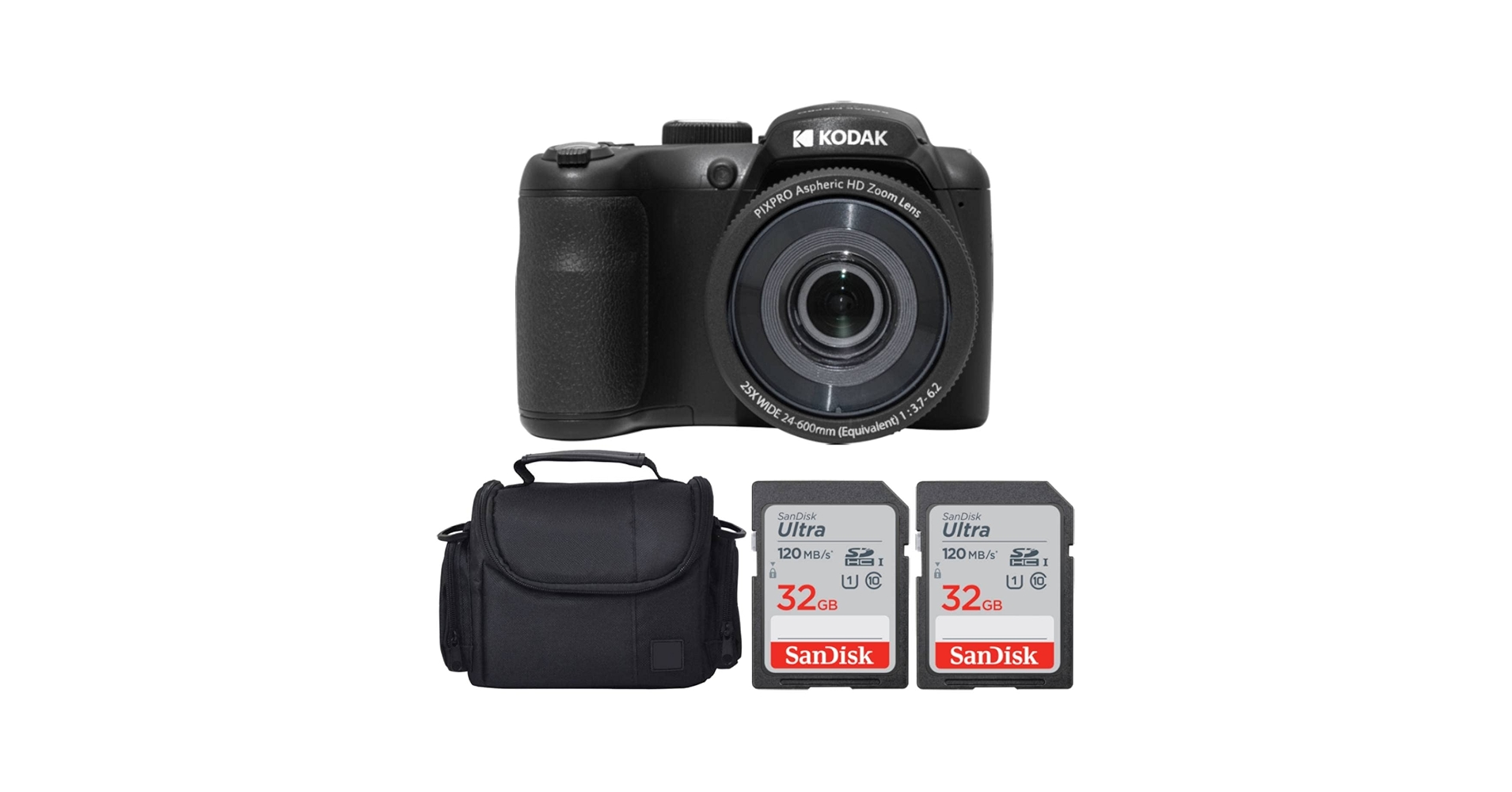 Amazon.com : Kodak PIXPRO AZ255 Digital Camera + SanDisk